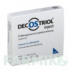 ДЕКОСТРИОЛ (DECOSTRIOL) 2 мкг/мл ампулы 10x1 мл - Кальцитриол MIBE