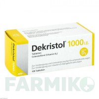 ДЕКРИСТОЛ (DEKRISTOL) 1000 МЕ таблетки 100 шт - Колекальциферол MIBE