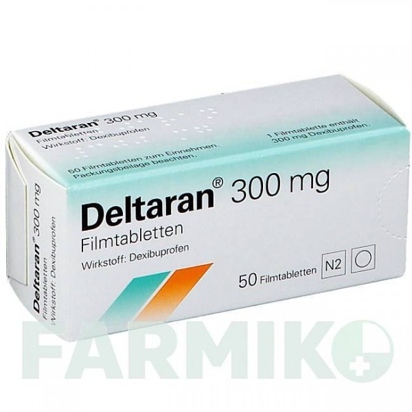 ДЕЛТАРАН (DELTARAN) 300 мг таблетки 50 шт - Дексибупрофен PHARMORE