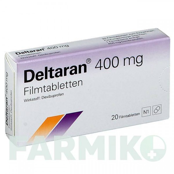 ДЕЛТАРАН (DELTARAN) 400 мг таблетки 20 шт - Дексибупрофен PHARMORE