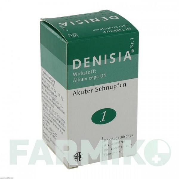 ДЕНИСИЯ (DENISIA) таблетки 80 шт - Гомеопатия DHU