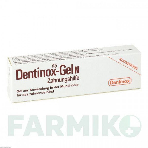 ДЕНТІНОКС (DENTINOX) гель 10 г - Лідокаїн, Інше DENTINOX GESELLSCHAFT