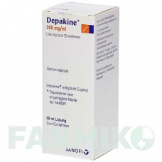 ДЕПАКИН (DEPAKINE) 300 мг/мл раствор 60 мл - Вальпроевая кислота KOHLPHARMA