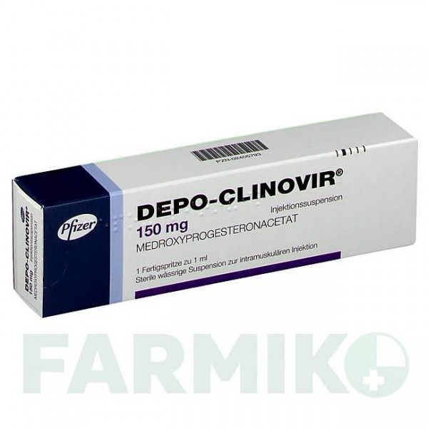 ДЕПО КЛИНОВИР (DEPO CLINOVIR) 150 мг шприци 1 шт - Медроксипрогестерон PFIZER