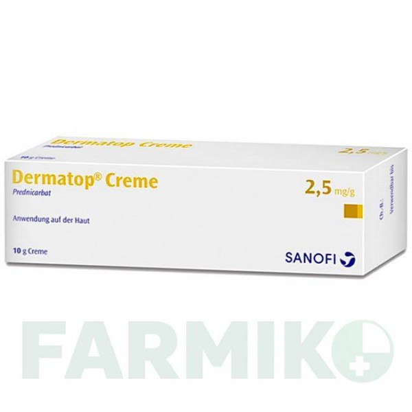 ДЕРМАТОП (DERMATOP) крем 10 г - Преднікарбат FIDIA PHARMA