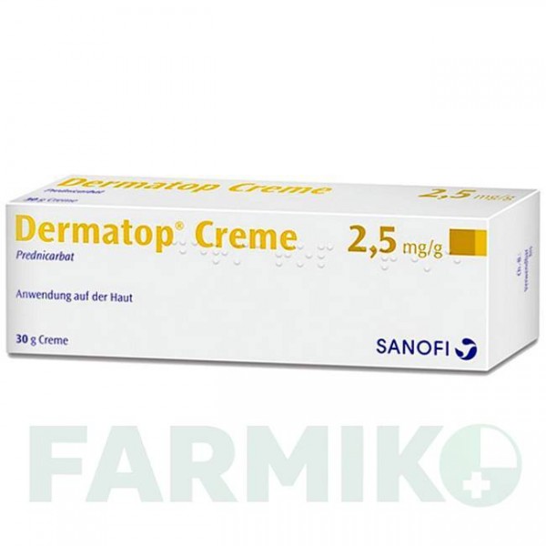 ДЕРМАТОП (DERMATOP) крем 30 г - Предникарбат FIDIA PHARMA