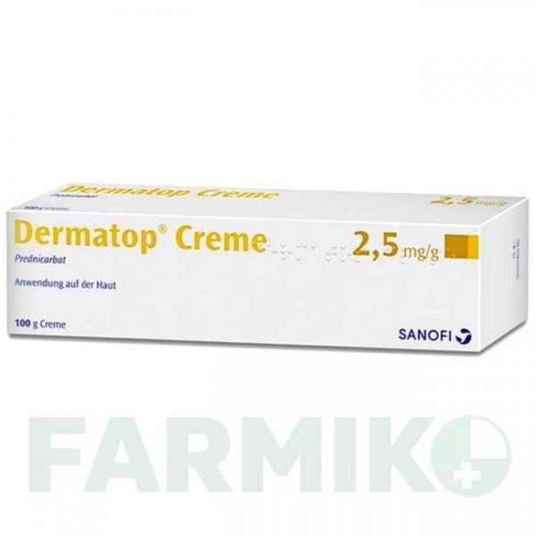ДЕРМАТОП (DERMATOP) крем 100 г - Предникарбат FIDIA PHARMA