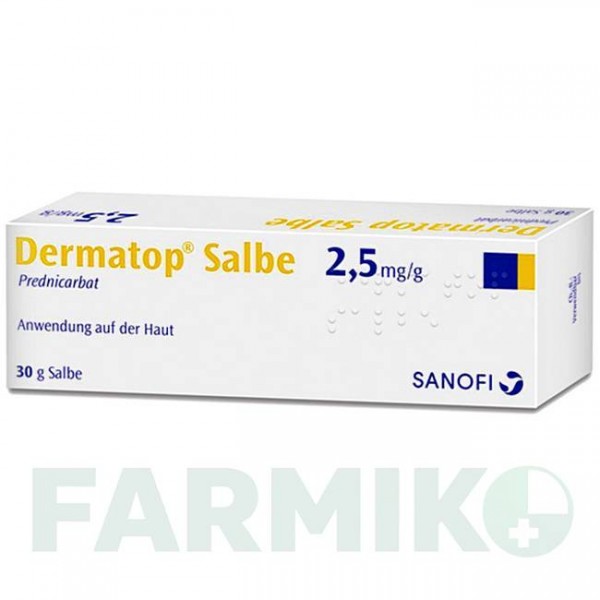 ДЕРМАТОП (DERMATOP) мазь 30 г - Предникарбат FIDIA PHARMA