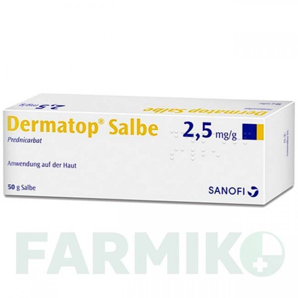 ДЕРМАТОП (DERMATOP) мазь 50 г - Предникарбат FIDIA PHARMA