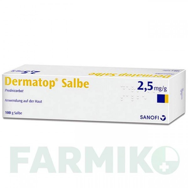 ДЕРМАТОП (DERMATOP) мазь 100 г - Предникарбат FIDIA PHARMA