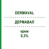 ДЕРМАВАЛ (DERMAVAL) Форте 0,3% крем 20 г - Дифлукортолон MORGAN