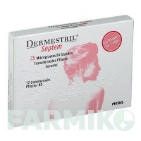 ДЕРМЕСТРИЛ (DERMESTRIL) 75 мкг/24 год пластир 12 шт - Естрадіол MEDA PHARMA