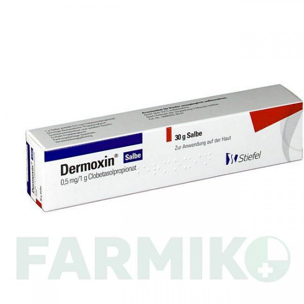 ДЕРМОКСИН (DERMOXIN) мазь 30 г - Клобетазол GLAXOSMITHKLINE