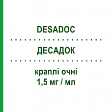 ДЕСАДОК (DESADOC) 1,5 мг/мл капли глазные 20 шт 0,3 мл - Дексаметазон DOC GENERICI
