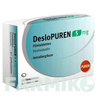 ДЕЗЛОПУРЕН (DESLOPUREN) 5 мг таблетки 20 шт - Дезлоратадин PUREN PHARMA
