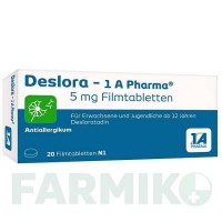 ДЕЗЛОРА (DESLORA) 5 мг таблетки 20 шт - Дезлоратадин 1 A PHARMA