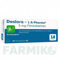 ДЕЗЛОРА (DESLORA) 5 мг таблетки 20 шт - Дезлоратадин 1 A PHARMA