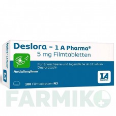 ДЕЗЛОРА (DESLORA) 5 мг таблетки 100 шт - Дезлоратадин 1 A PHARMA