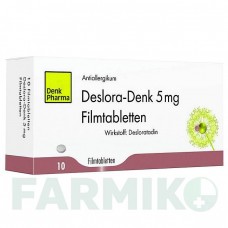 ДЕЗЛОРА (DESLORA) 5 мг таблетки 10 шт - Дезлоратадин DENK PHARMA