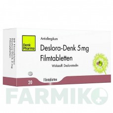 ДЕЗЛОРА (DESLORA) 5 мг таблетки 20 шт - Дезлоратадин DENK PHARMA