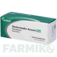 ДЕЗЛОРАТАДИН (DESLORATADIN) 5 мг таблетки 100 шт - Дезлоратадин 1 0 1 CAREFARM