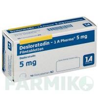 ДЕЗЛОРАТАДИН (DESLORATADIN) 5 мг таблетки 50 шт - Дезлоратадин 1 A PHARMA