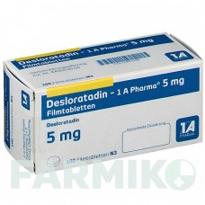 ДЕЗЛОРАТАДИН (DESLORATADIN) 5 мг таблетки 100 шт - Дезлоратадин 1 A PHARMA