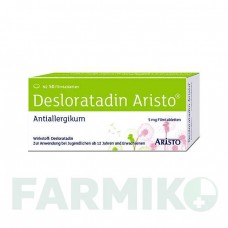 ДЕЗЛОРАТАДИН (DESLORATADIN) 5 мг таблетки 50 шт - Дезлоратадин ARISTO PHARMA