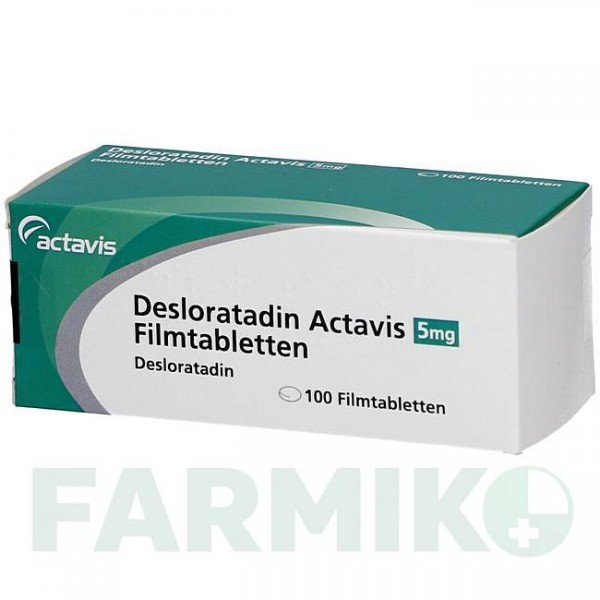ДЕЗЛОРАТАДИН (DESLORATADIN) 5 мг таблетки 100 шт - Дезлоратадин EMRA-MED