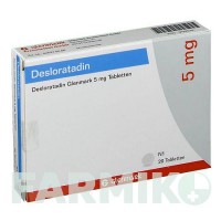 ДЕЗЛОРАТАДИН (DESLORATADIN) 5 мг таблетки 20 шт - Дезлоратадин GLENMARK