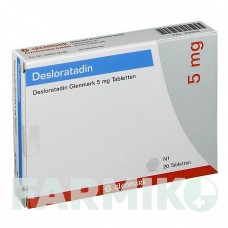 ДЕЗЛОРАТАДИН (DESLORATADIN) 5 мг таблетки 20 шт - Дезлоратадин GLENMARK