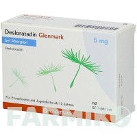 ДЕЗЛОРАТАДИН (DESLORATADIN) 5 мг таблетки 50 шт - Дезлоратадин GLENMARK