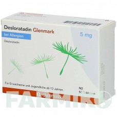 ДЕЗЛОРАТАДИН (DESLORATADIN) 5 мг таблетки 50 шт - Дезлоратадин GLENMARK