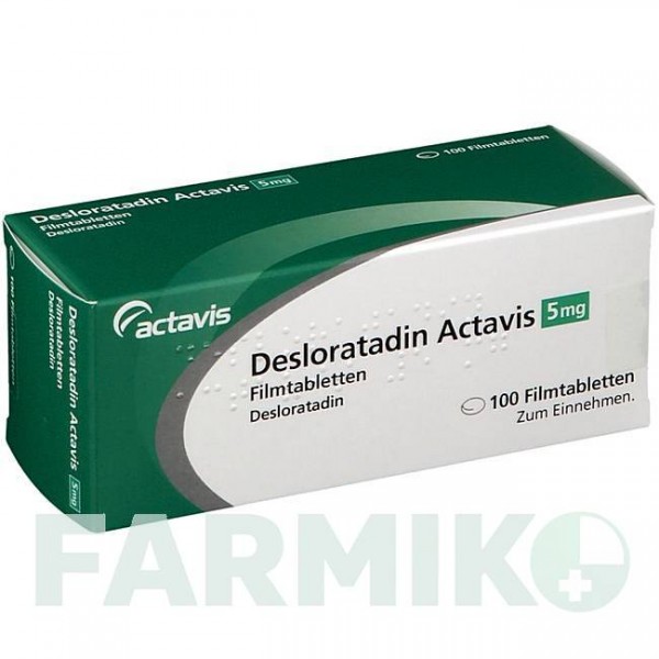 ДЕЗЛОРАТАДИН (DESLORATADIN) 5 мг таблетки 100 шт - Дезлоратадин ORIFARM