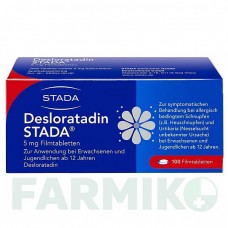 ДЕЗЛОРАТАДИН (DESLORATADIN) 5 мг таблетки 100 шт - Дезлоратадин STADA