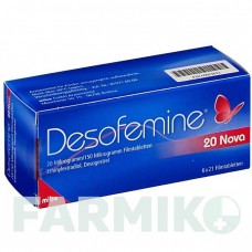 ДЕСОФЕМИН (DESOFEMINE) 20 мкг/150 мкг таблетки 6x21 шт - Дезогестрел, Этинилэстрадиол MIBE