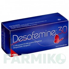 ДЕСОФЕМИН (DESOFEMINE) 30 мкг/150 мкг таблетки 6x21 шт - Дезогестрел, Этинилэстрадиол MIBE