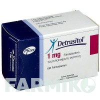 ДЕТРУЗИТОЛ (DETRUSITOL) 1 мг таблетки 100 шт - Толтеродин VIATRIS