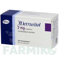 ДЕТРУЗИТОЛ (DETRUSITOL) 2 мг таблетки 100 шт - Толтеродин KOHLPHARMA