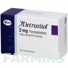 ДЕТРУЗИТОЛ (DETRUSITOL) 2 мг таблетки 100 шт - Толтеродин ORIFARM
