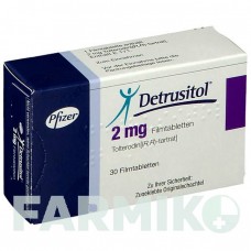 ДЕТРУЗИТОЛ (DETRUSITOL) 2 мг таблетки 30 шт - Толтеродин VIATRIS