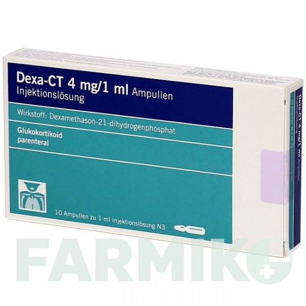 ДЕКСА (DEXA) 4 мг/1 мл розчин 10x1 мл - Дексаметазон ABZ PHARMA