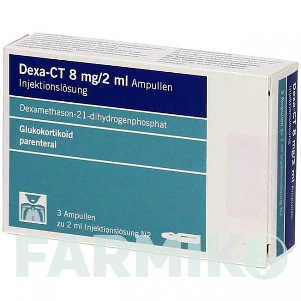 ДЕКСА (DEXA) 8 мг/2 мл ампули 3x2 мл - Дексаметазон ABZ PHARMA