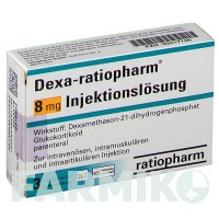 ДЕКСА (DEXA) 8 мг ампулы 3 шт - Дексаметазон RATIOPHARM