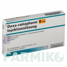ДЕКСА (DEXA) 8 мг ампулы 10 шт - Дексаметазон RATIOPHARM