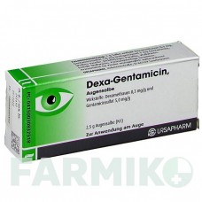 ДЕКСА ГЕНТАМИЦИН (DEXA GENTAMICIN) мазь 2,5 г - Дексаметазон, Антибиотик URSAPHARM