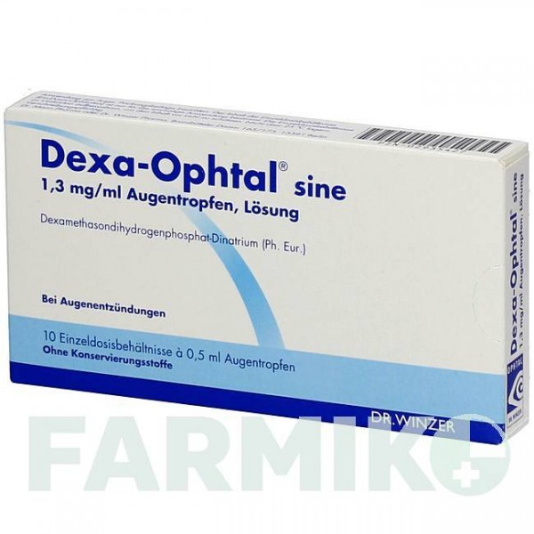 ДЕКСА ОФТАЛ (DEXA OPHTAL) капли 10x0,5 мл - Дексаметазон DR.WINZER PHARMA