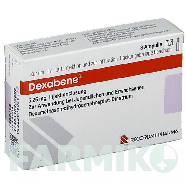 ДЕКСАБЕН (DEXABENE) розчин 3 шт - Дексаметазон RECORDATI