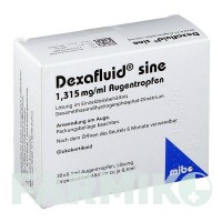ДЕКСАФЛЮИД (DEXAFLUID) 1,315 мг/мл капли 20x0,4 мл - Дексаметазон MIBE