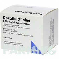 ДЕКСАФЛЮИД (DEXAFLUID) 1,315 мг/мл капли 50x0,4 мл - Дексаметазон MIBE